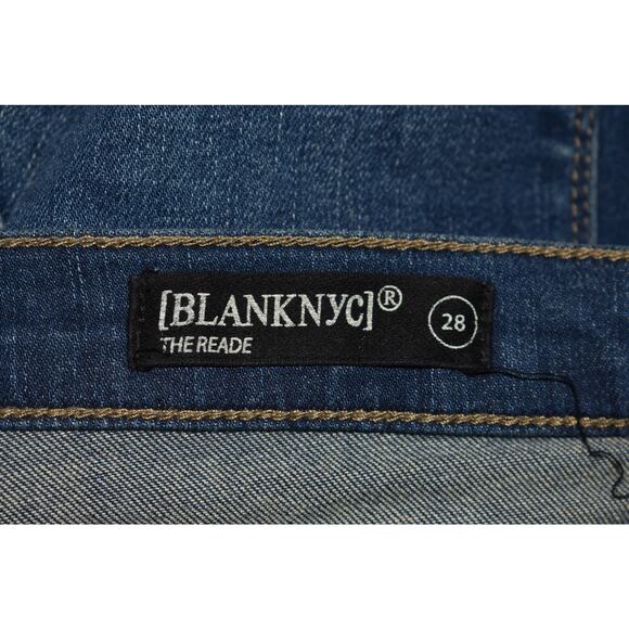 BLANKNYC $98 The Reade Classic Skinny Distressed Stretch Denim Jean Size 28 - Picture 4 of 4